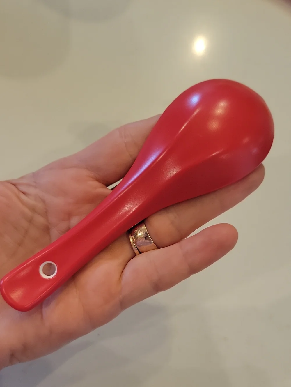 Le Creuset Red Serving Spoon